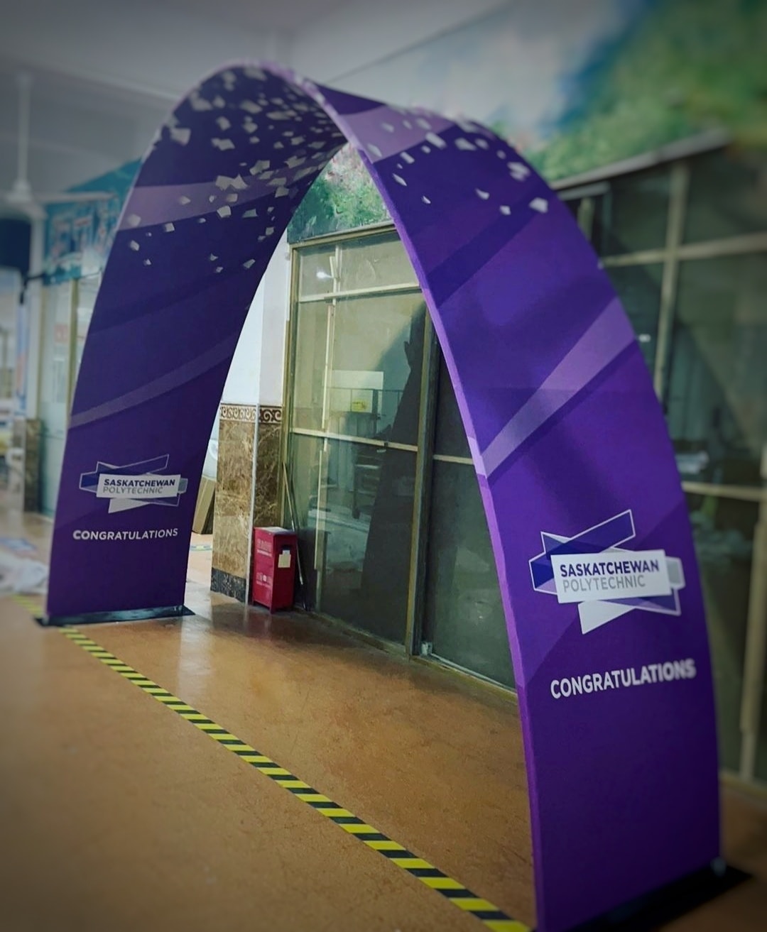 Sask Polytech banner display
