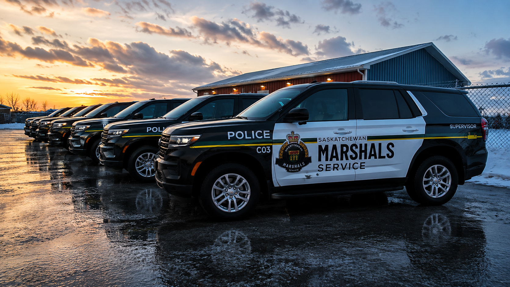 Saskatchewan Marshalls Emergency Vehicles