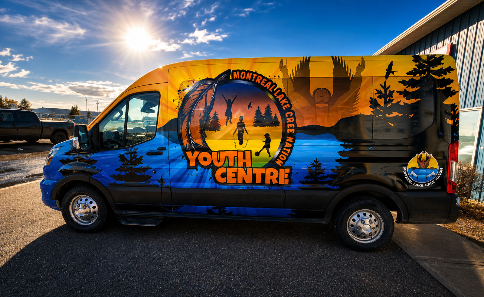 MLCN Youth Centre Full Vehicle Wrap